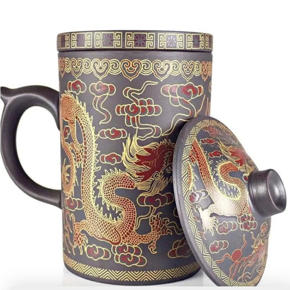 Tea mug with tea Infuser/ drinkware. Set of 2